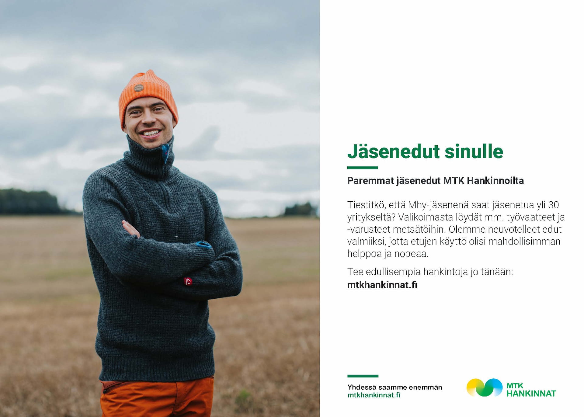 Hyödynnä MTK:n jäsenedut kotiin ja vapaa-aikaan